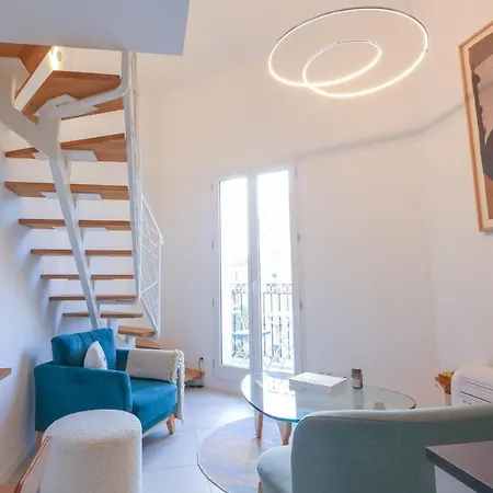 2br Close Gare Station Ac And Balcony Downtown - Benakey Cannes